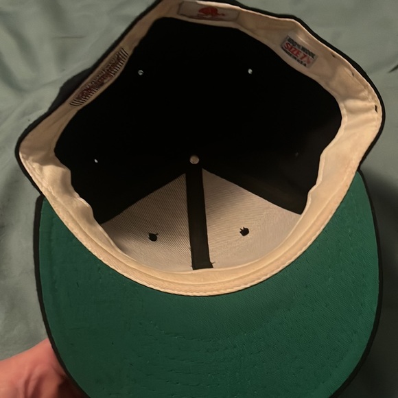 Vintage 1990's New Era MLB St. Louis Cardinals Fitted Hat blue road size 7 1/8. - Picture 5 of 10